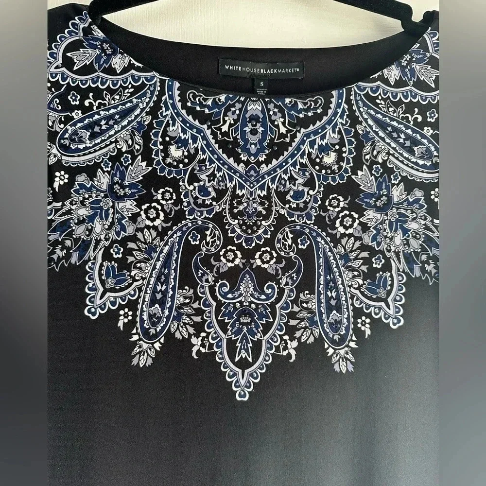 White House Black Market navy dress